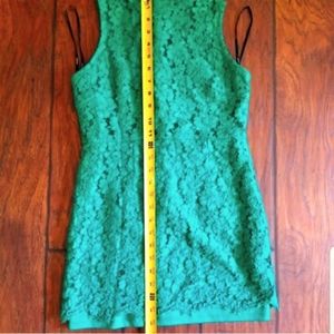 Forever 21 green floral dress